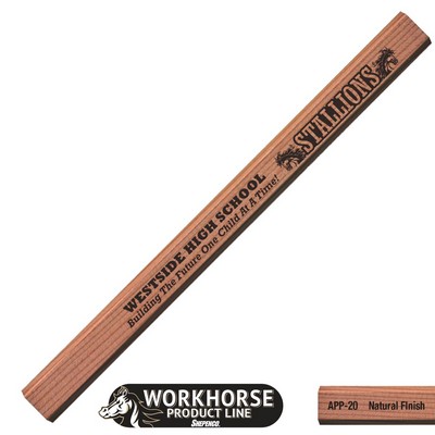 Appaloosa Carpenter Pencil Special with Natural Finish